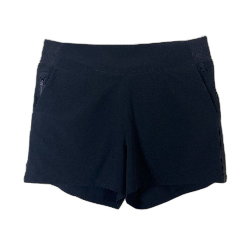 Athleta Women Size 14 Black Brooklyn Shorts Casual Workout Hiking Outdoor Gym